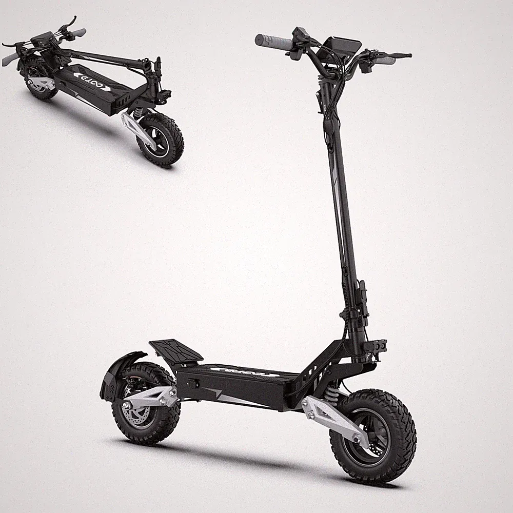 Elektroroller 11" Klappbarer E-Scooter 900W 48V13.5Ah Off-road E-Roller Bis 60km