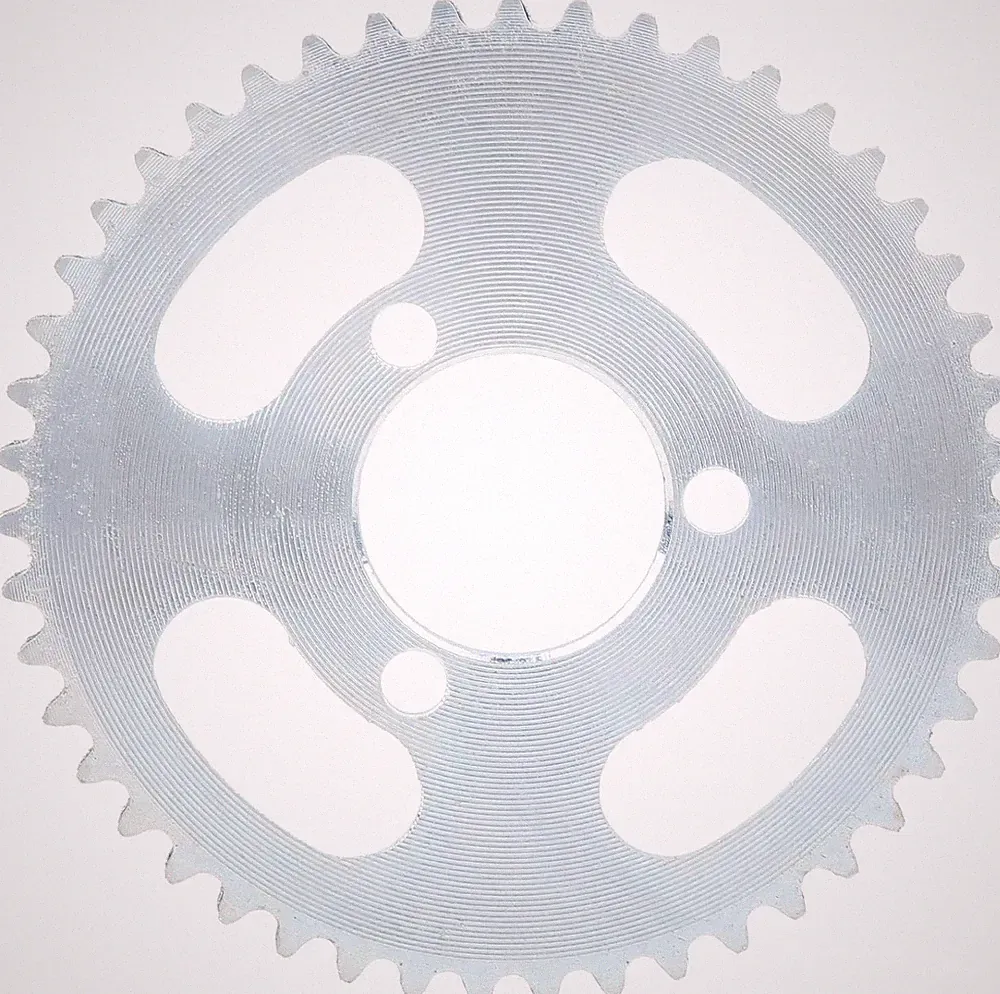 Elektroroller 47T 25H Kettenrad, Elektrofahrrad 25H 47T 3 Löcher Stahl Kettenrad