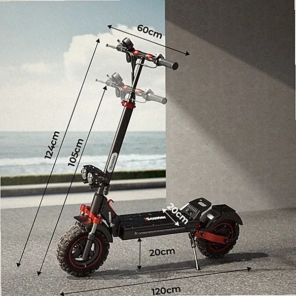 Elektroroller 48V/15AH 11 Zoll Klappbar Off-Road E-Scooter 40 Mile-iX5S