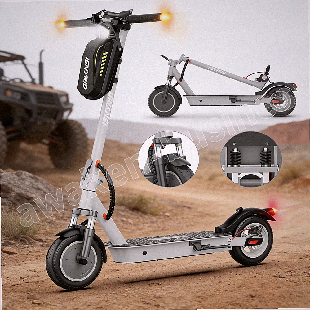 Elektroroller 500W Faltbar E-Scooter Mit APP 35KM/H Offroad E-Roller iENYRID M1