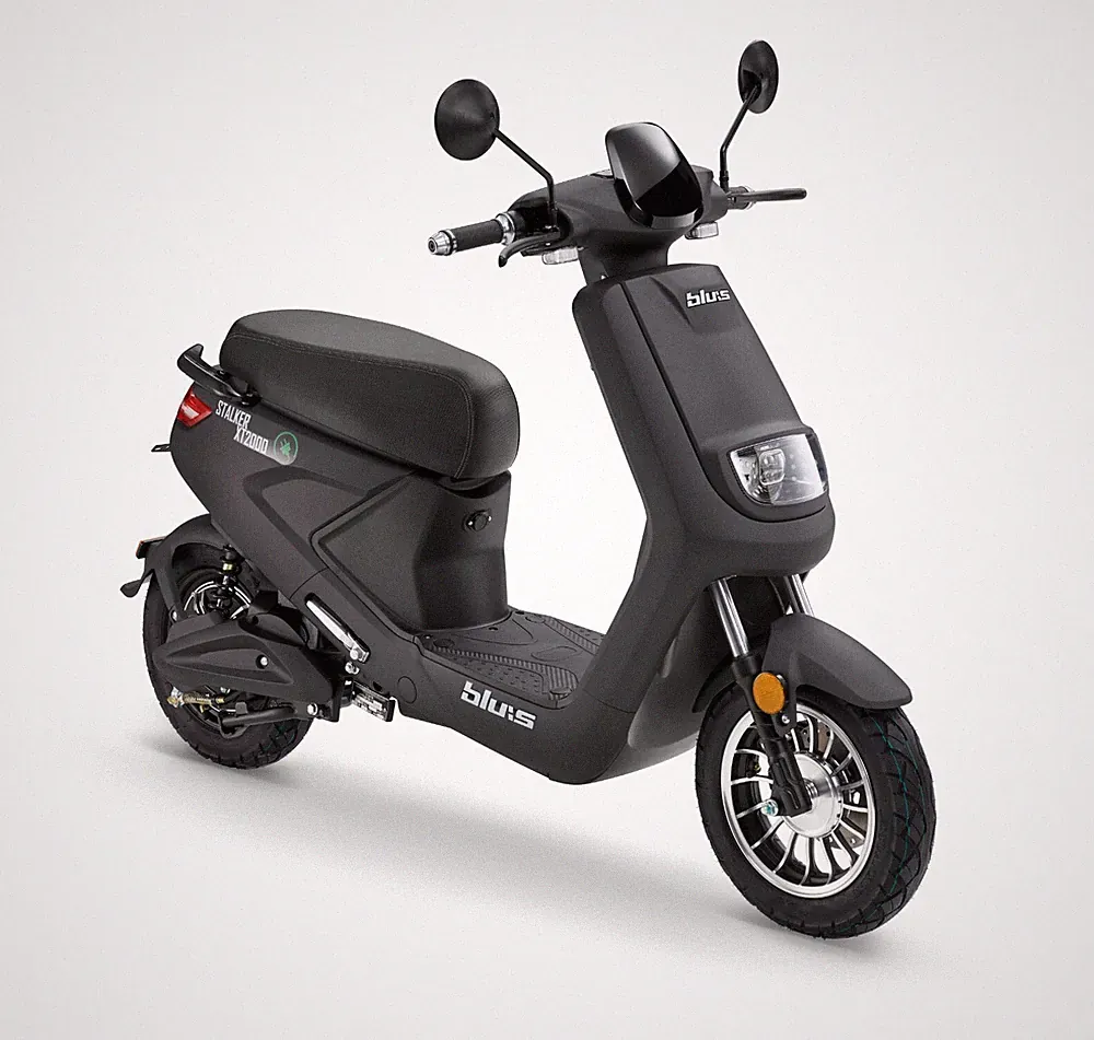 Elektroroller Blu:s XT2000 - E-Scooter mit 950 Watt Motor, 25 km/h, 59 km