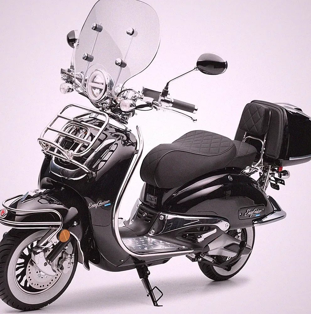 Elektroroller Burnout EasyCruiser Elektro Schwarz Einzelakku