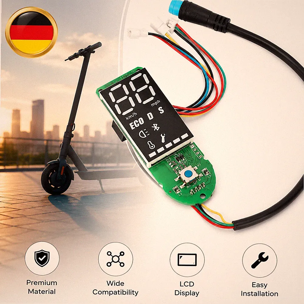 Elektroroller Dashboard Bluetooth LCD Display wasserdicht kompatibel für Xiaomi