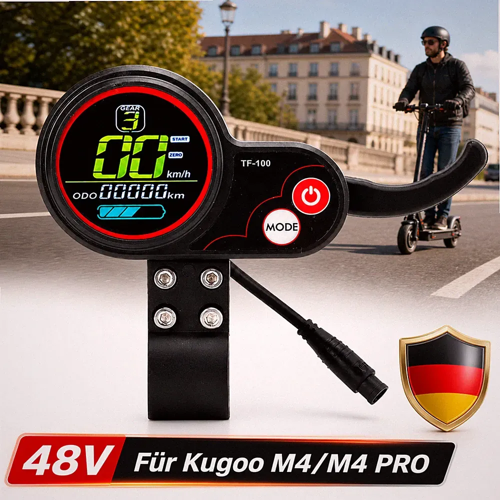 Elektroroller Display 48V wasserdicht ABS USB-Ladeanschluss für Kugoo M4 PRO