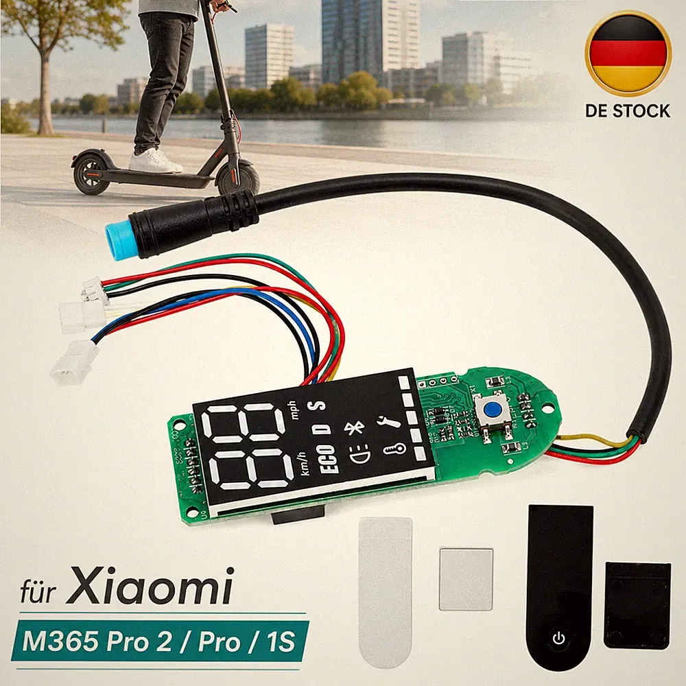 Elektroroller Display Bluetooth Dashboard Modul wasserdicht schwarz Xiaomi M365
