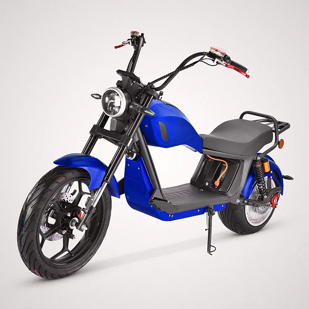 Elektroroller E-Scooter mit Stra�enzulassung Chopper 2000 Watt 2 x 20 AH CP6