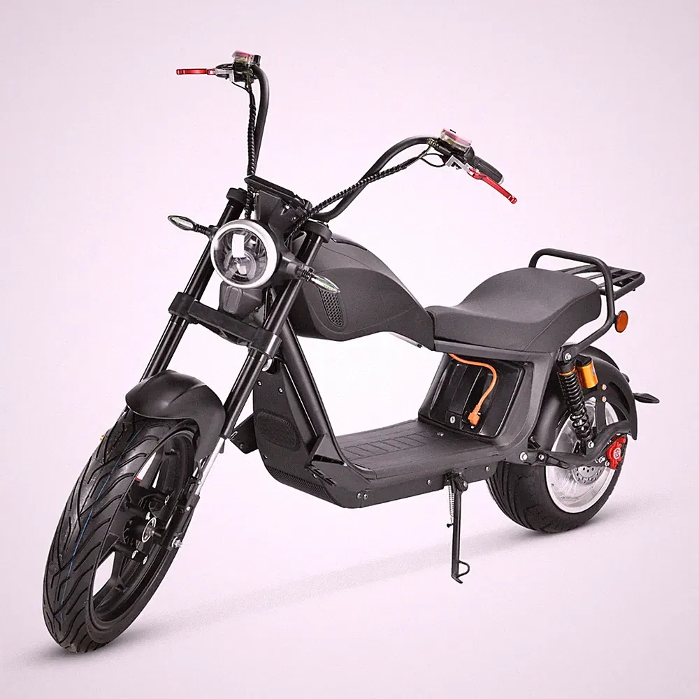 Elektroroller E-Scooter mit Stra�enzulassung Chopper 2000 Watt 20 AH Coco Bike