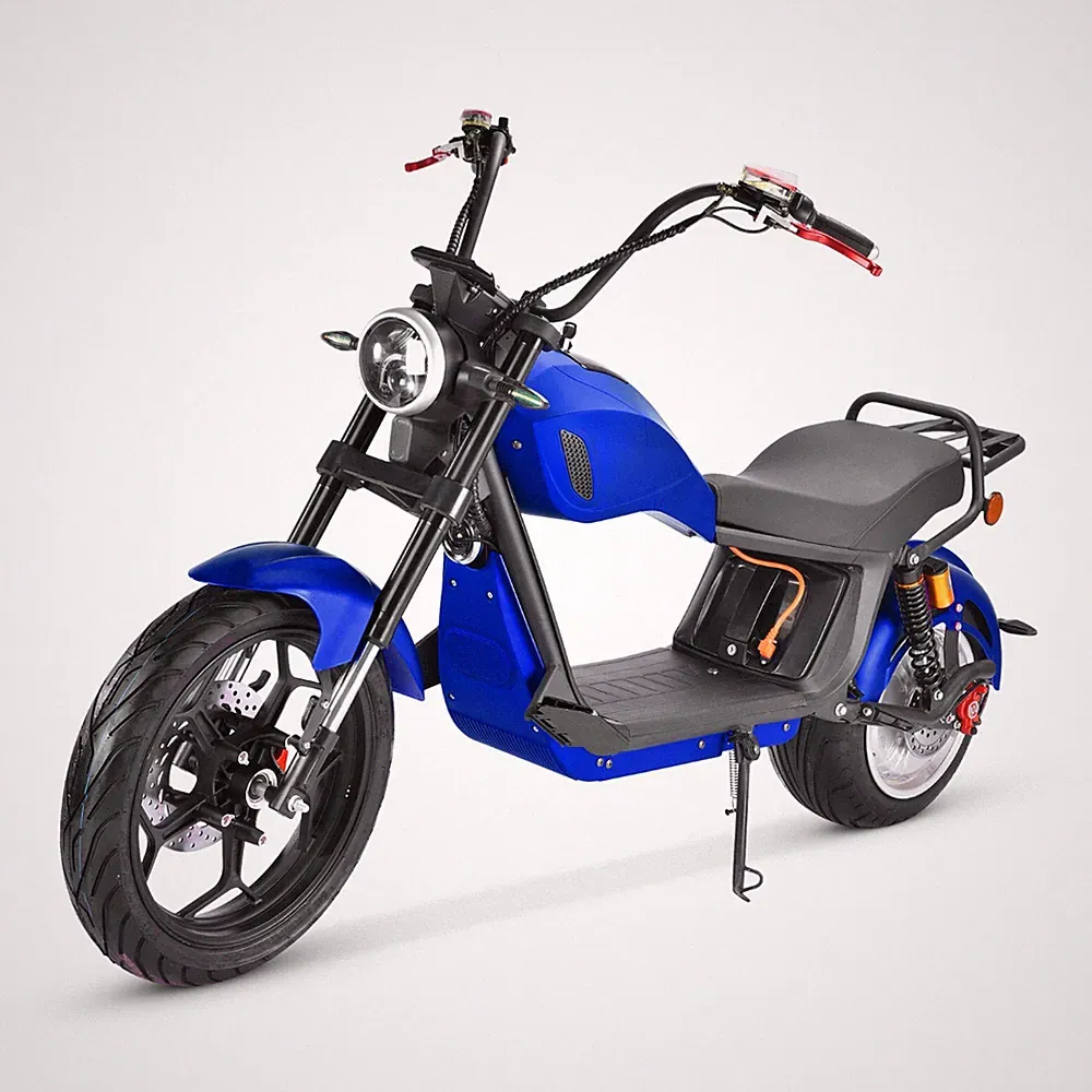 Elektroroller E-Scooter mit Stra�enzulassung Chopper 2000 Watt 200 kg 20AH CP6