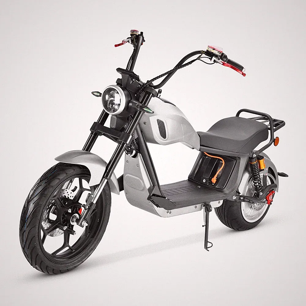 Elektroroller E-Scooter mit Stra�enzulassung Chopper 2000 Watt 200 kg 20AH CP6
