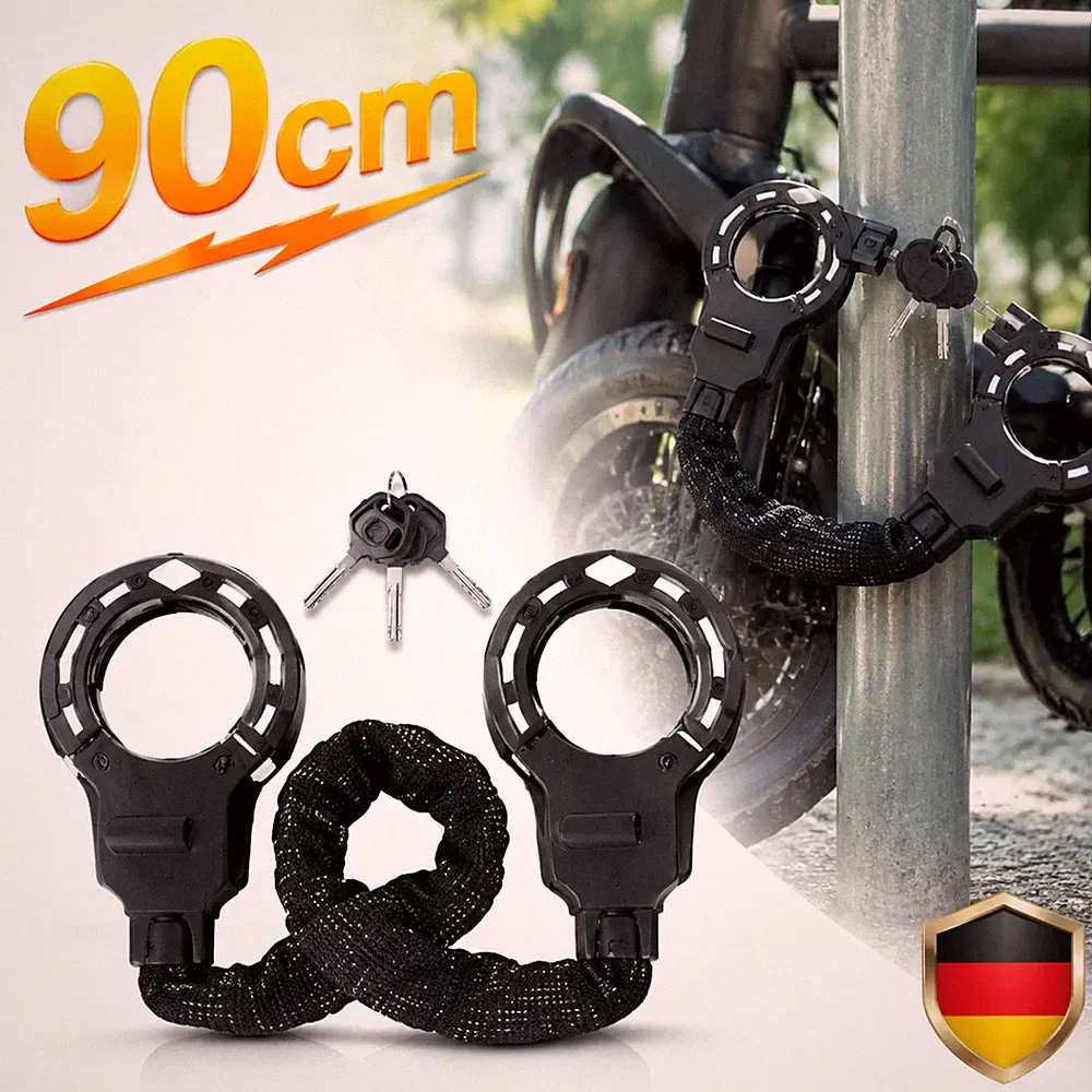 Elektroroller E-Scooter Schloss Handschellenschloss 90 cm Hochsicherheits DHL