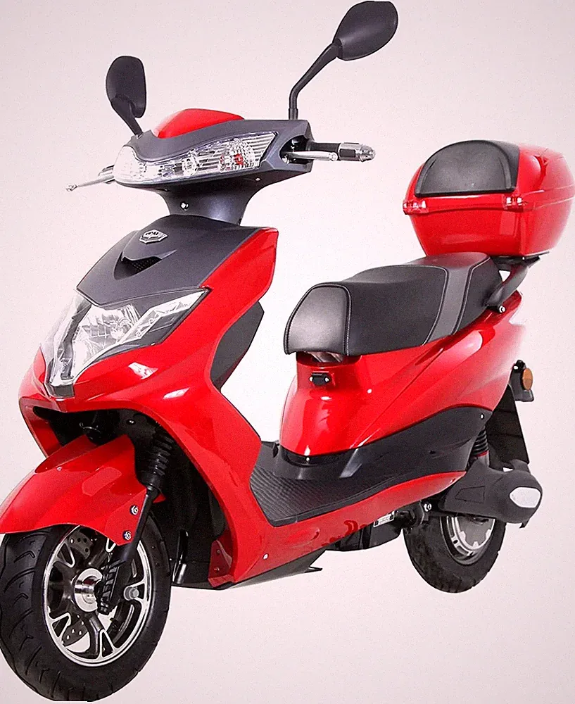 Elektroroller Eagle, 2000W, 45km/h, Blei-Gel, Straßenzulassung, 60km RW, Topcase