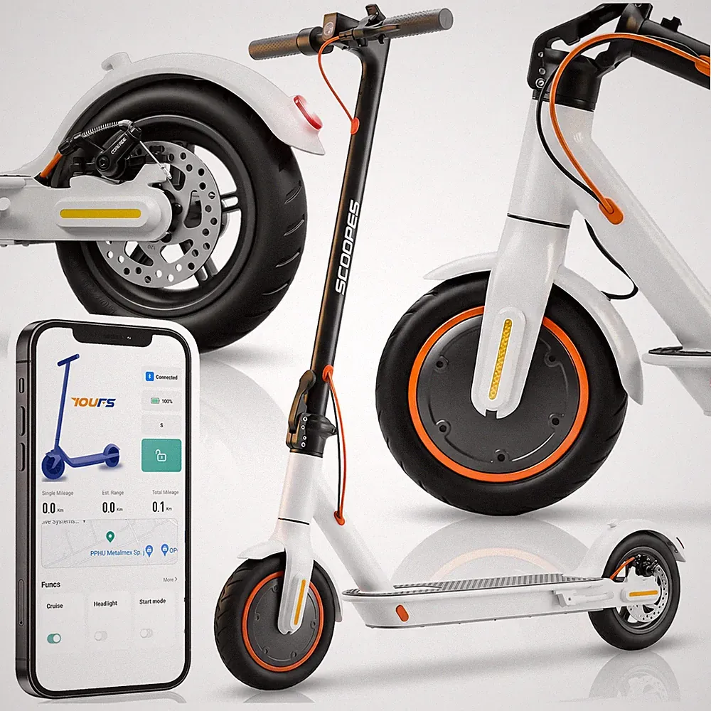 Elektroroller Elektro-Scooter 7.8Ah 350W 30 km Reichweite Lightweight Faltbar