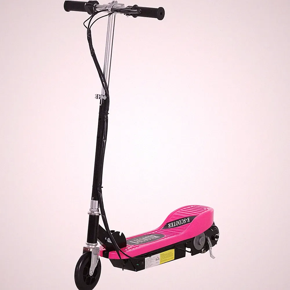 Elektroroller für Kinder 120W E-Scooter höhenverstellbar Rosa 50kg