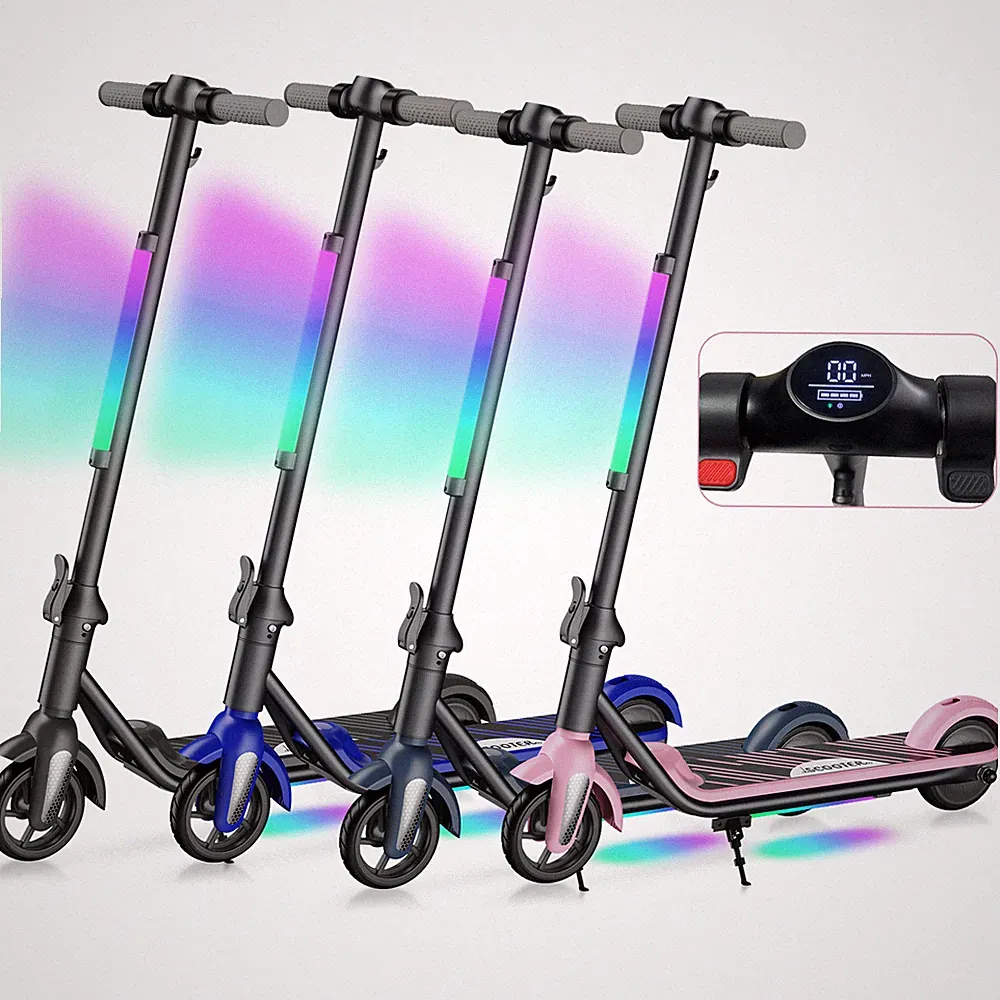 🛴Elektroroller Für Kinder 6-12 Jahre Klappbar Elektroscooter LED-Anzeige