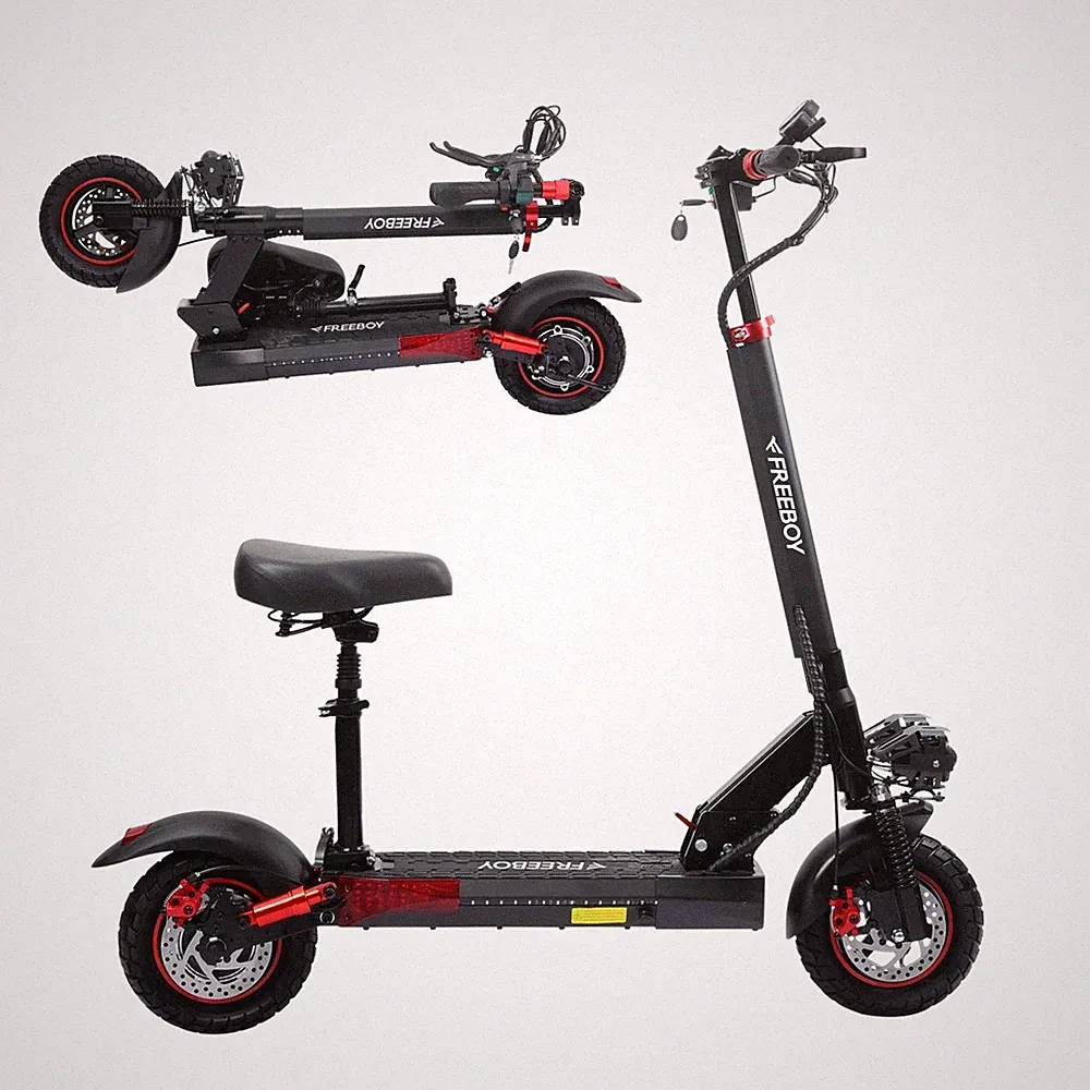 Elektroroller für Klapprad 10'' 48V/15Ah Erwachsene E-Roller Faltbarer E-Scooter