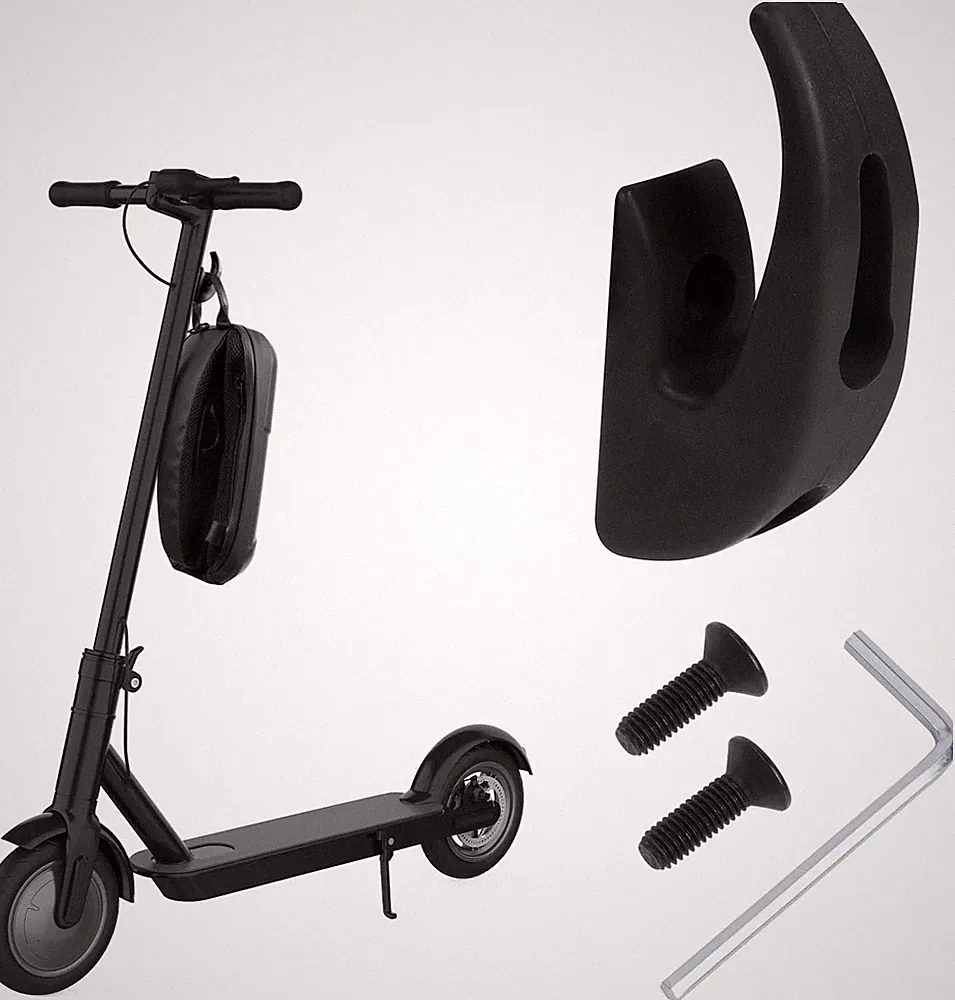 Elektroroller Haken Aluminium Leicht 50kg Tragkraft Helm Einkaufstasche Halter