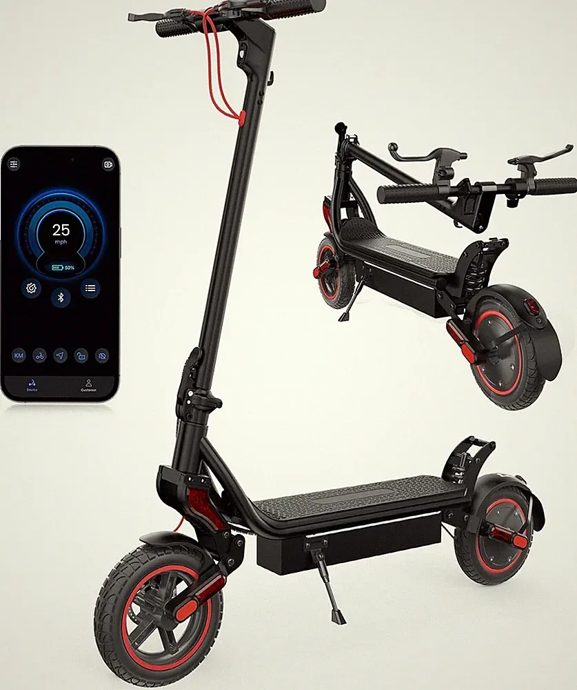 Elektroroller iScooter W8 500W 48V 14AH Offroad 10'' 40km/h E-Scooter Faltbar DE