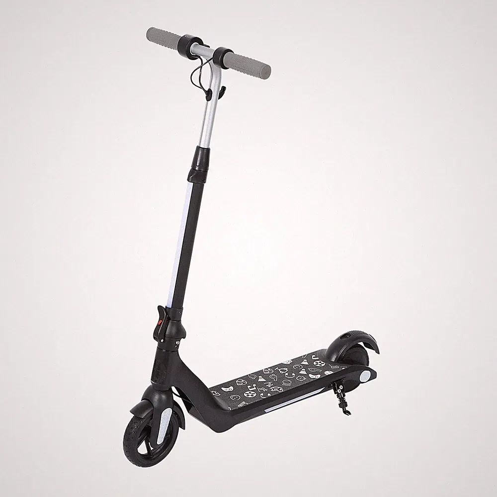 Elektroroller Kinder 15km/h Elektroscooter Elektro Roller 8KM Schwarz Alter 6+