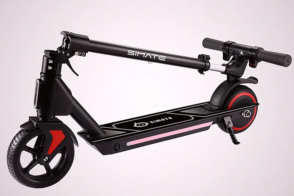 Elektroroller Kinder 6-12 Jahren Elektro Kinderroller 8Km LED 14km/h E Scooter