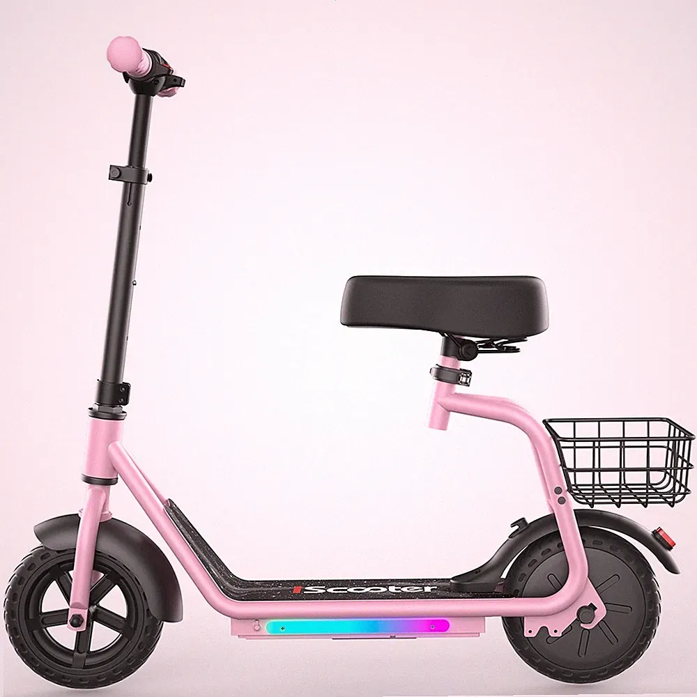 Elektroroller Kinder 8-14 Jahren Elektro Kinderroller 15km LED 20km/h E Scooter