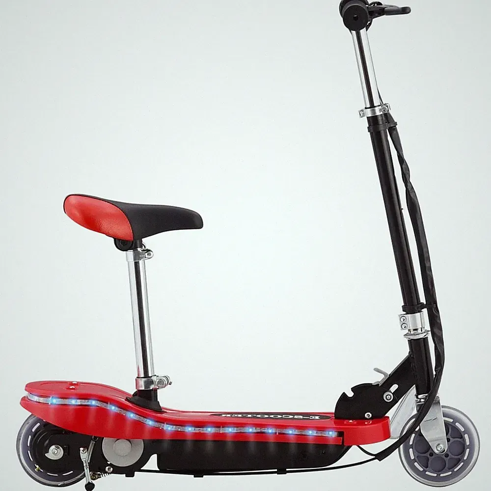 Elektroroller LED Scooter Kinderroller Tretroller Cityroller Roller 120W vidaXL