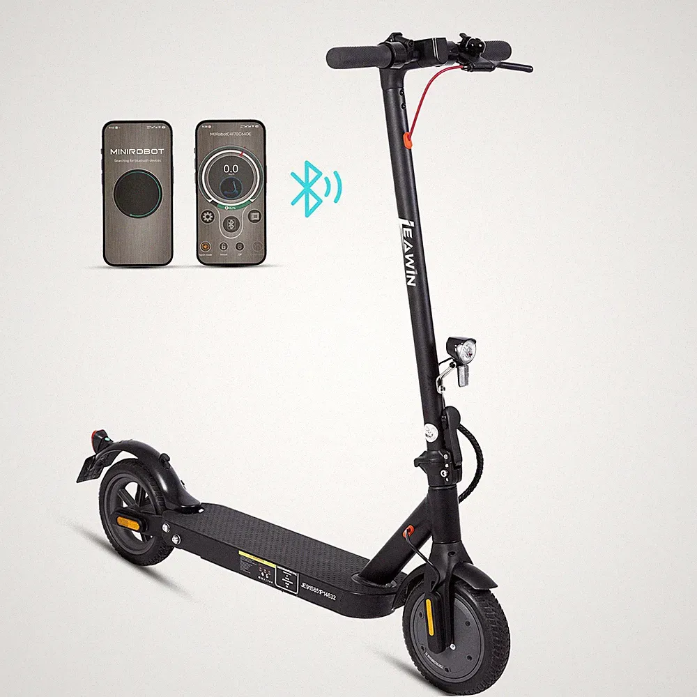 Elektroroller mit ABE, 8,5" E-Scooter Faltbar E9 20KM/h mit APP 36V 7.5AH 350W