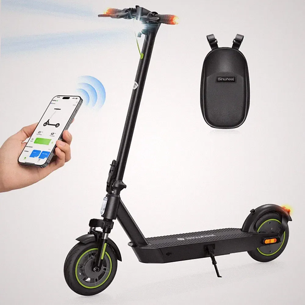 Elektroroller Mit Straßenzulassung ABE 15Ah 10 Zoll E-Scooter Bis 60KM Mit APP