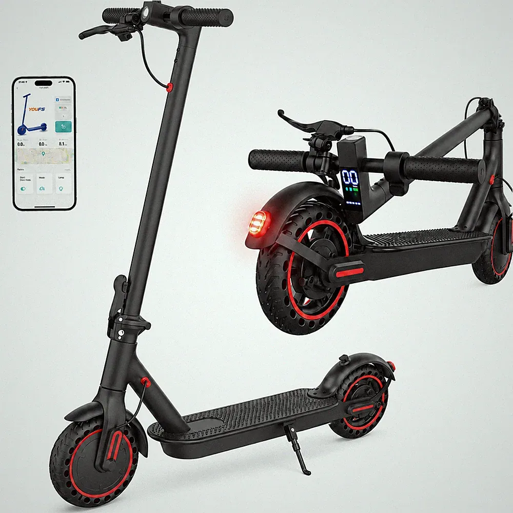 Elektroroller Solide Reifen 8,5'' Straßenzulassung 10,4Ah bis 35KM App E-Scooter