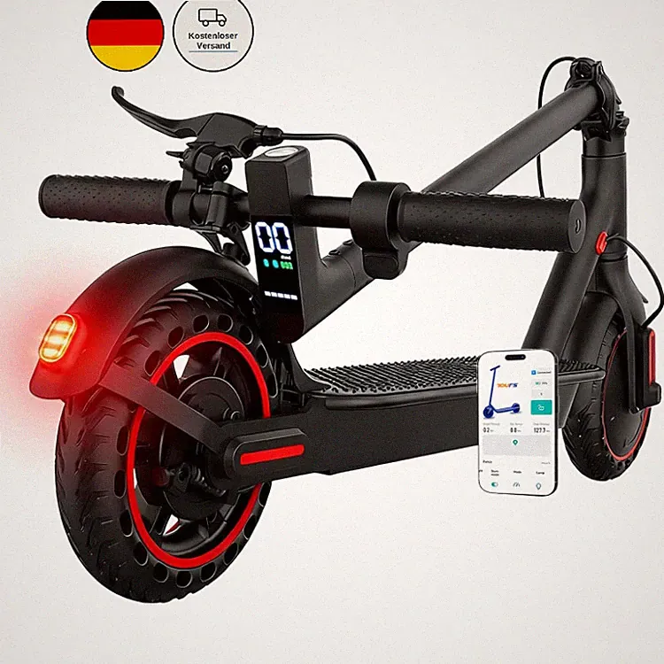 Elektroroller W4 mit Straßenzulassung, 10,4 Ah, 35 km Reichweite, 8,5 Zoll, max.