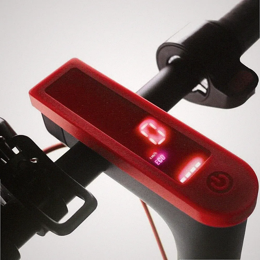 Elektroroller Zubehör, Universal Circuit Board Dashboard Silikon-Schutzhülle Rot