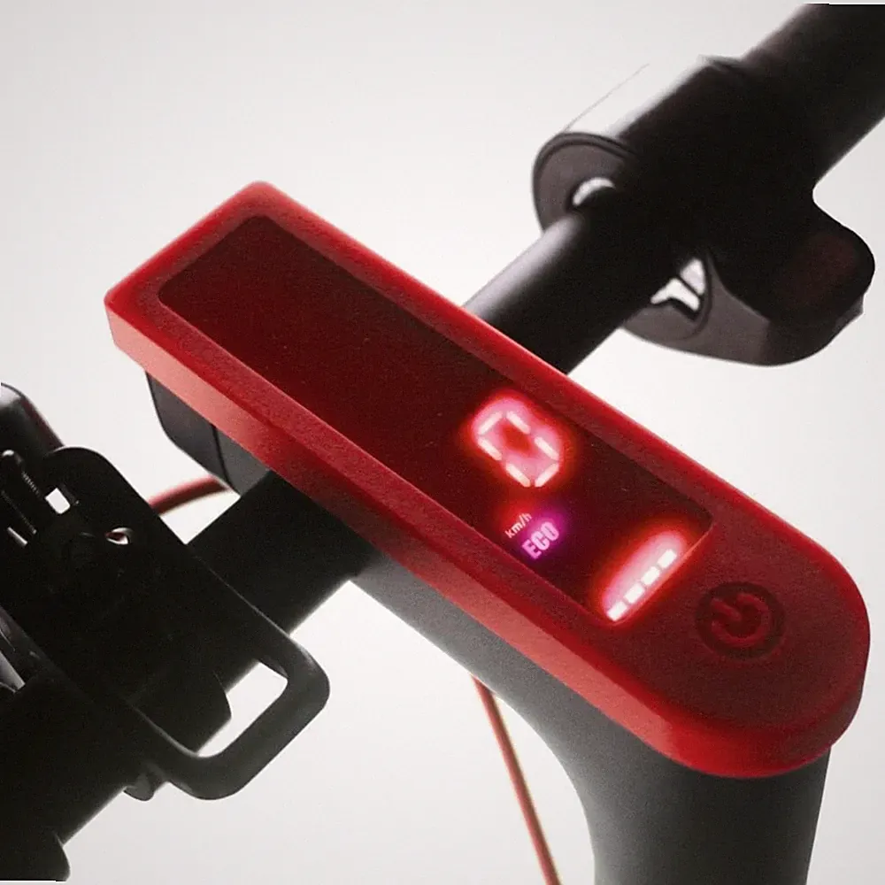 Elektroroller Zubehör, Universal Circuit Board Dashboard Silikon-Schutzhülle Rot