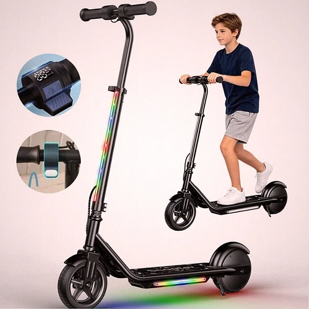 Elektroscooter 16km/h Für Kinder E-scooter Kinderroller ab 6 Jahren E Roller Neu