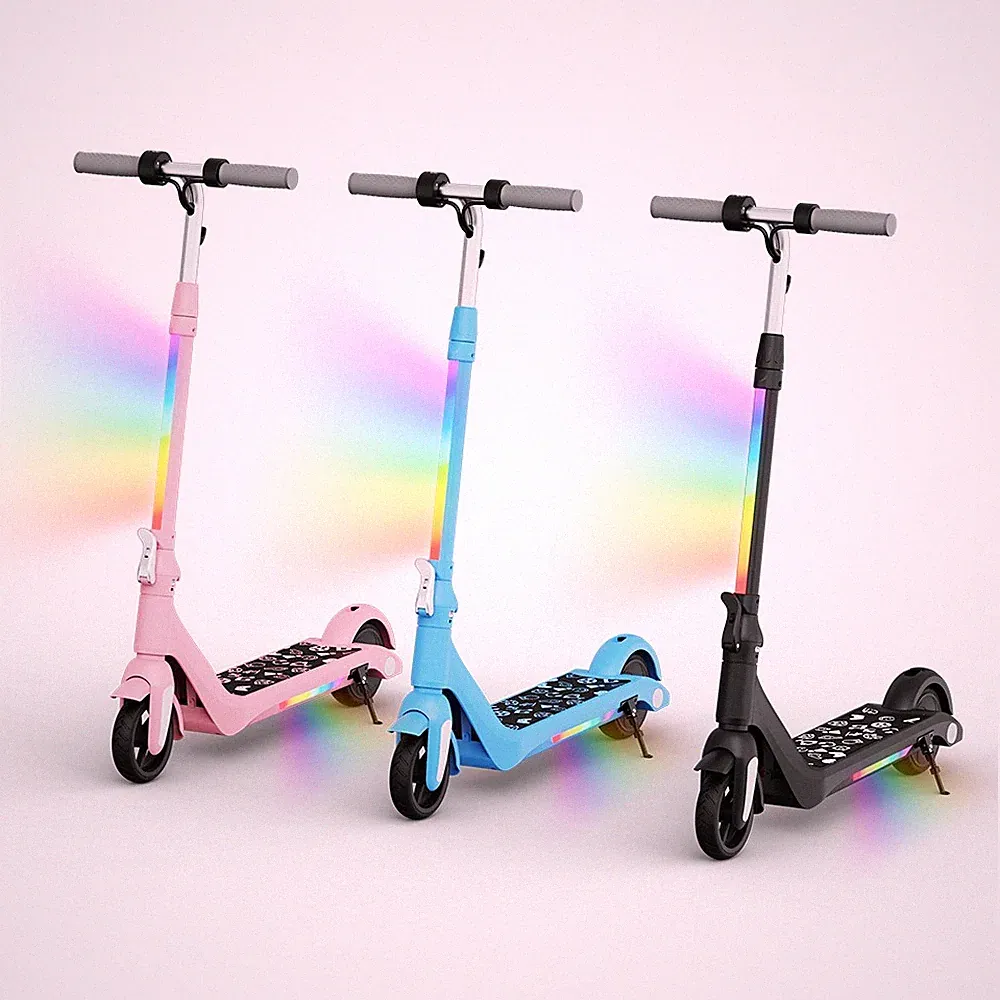 Elektroscooter Für Kinder Elektroroller 15km/h Kinderroller E Roller 6-14 Jahren