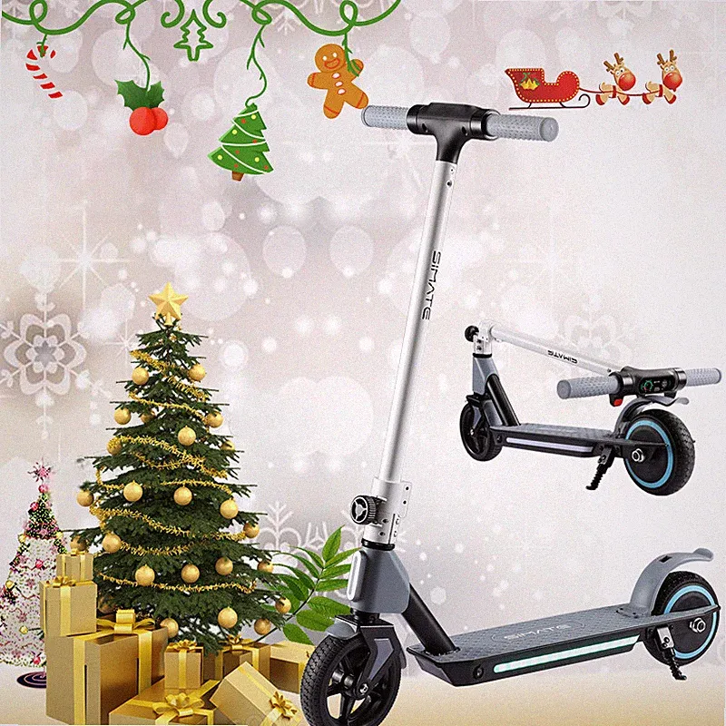 Elektroscooter Kinder Elektro Roller 130W 8KM Klappbar E-Scooter W/LCD Geschenk