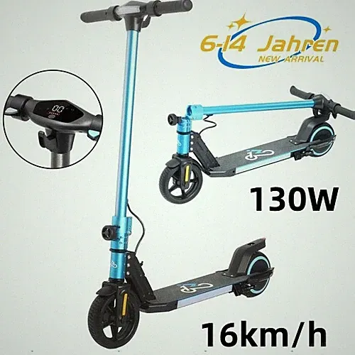 EMOKO A43 E-scooter Kinder Elektroroller 130W Kinderroller 6-12 Jahren 16km/h EU