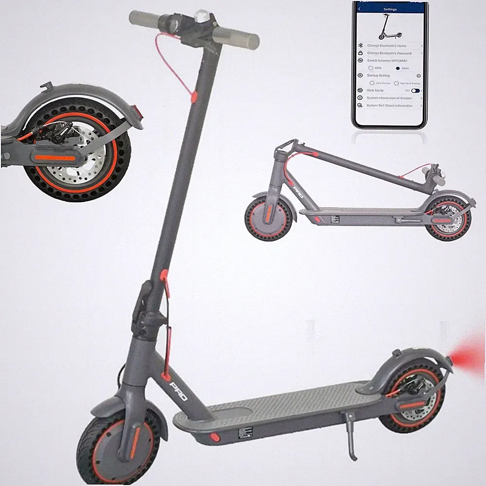 EMOKO HT-T4 Pro Elektroroller 8.5 Zoll Faltbar Bis 30KM Elektro Scooter Mit App