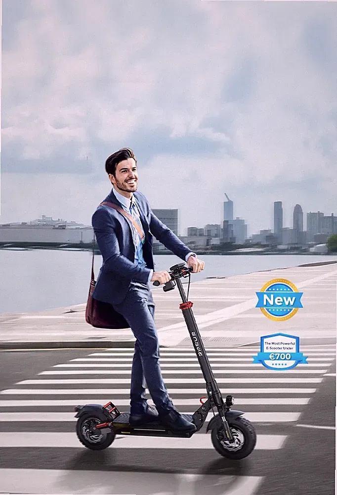 Engwe Y600S Elektroroller 48V/18,2Ah Klappbares Off-road E-Scooter 10'' E-Roller