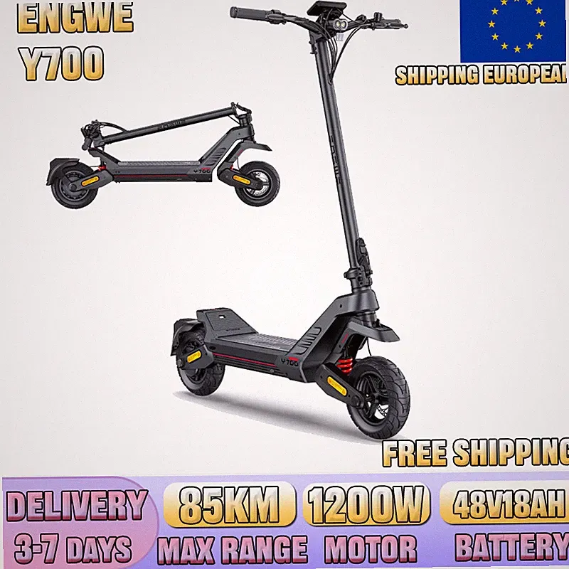 ENGWE Y700 Elektroroller 48V18AH 10Zoll Off-Road E-Scooter For Adult Mit NFC ABE