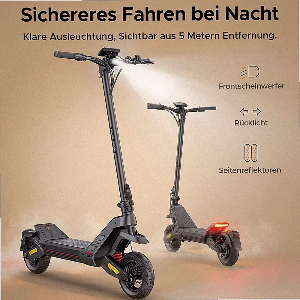 ENGWE Y700 Elektroroller 48V18AH 10Zoll Off-Road E-Scooter For Adult Mit NFC ABE
