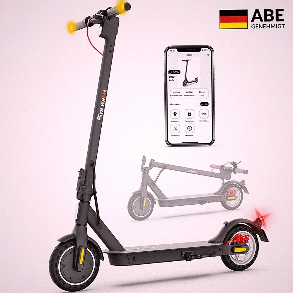 ES09 Lite Elektroroller 8. 5 Zoll 350W 36V 7.5AH E-Scooter mit Straßenzulassung