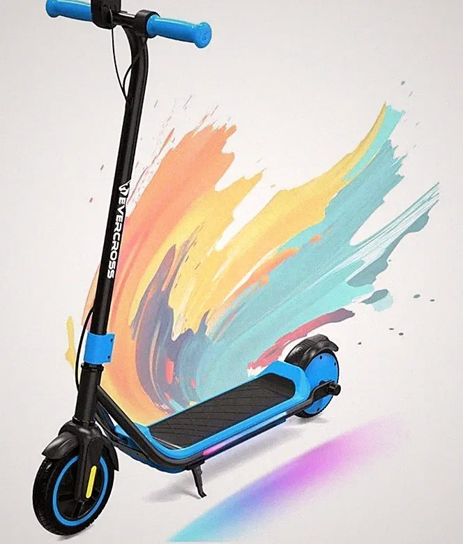 EVERCROSS E6 Elektroroller für Kinder, 7" Leichter E-Scooter für 6-12 Jahre