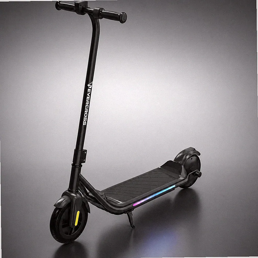EVERCROSS Elektroroller E6 6-12 Jahre 20 km 7-farbigen Lichtern 7" NEU OVP