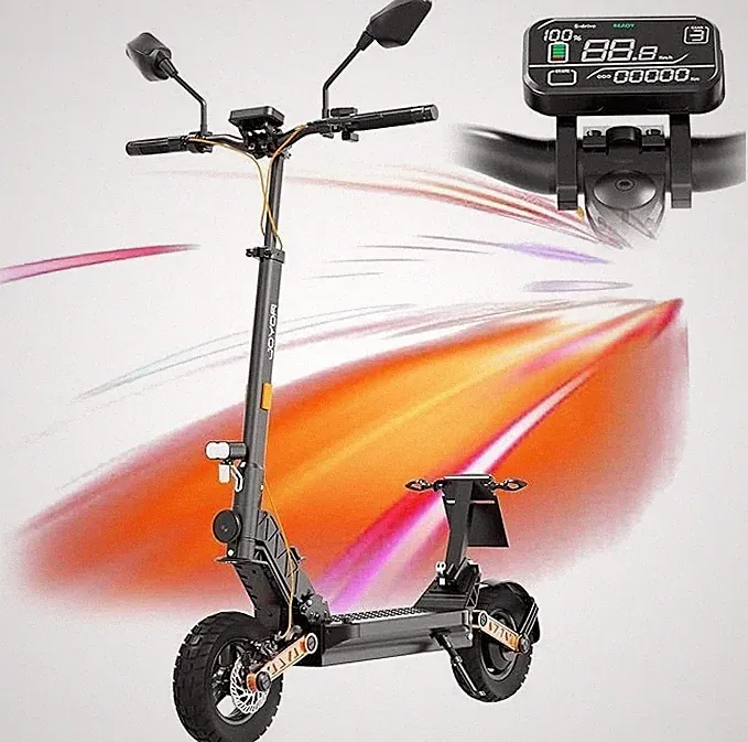 Faltbarer E-Scooter JOYOR S8-E Elektroroller Verstellbarer Sitz 8OO 26AH
