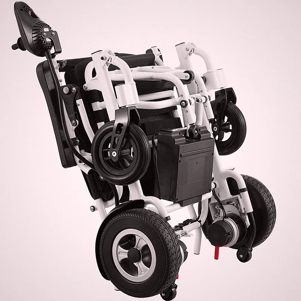 Faltbarer Elektrorollstuhl medizinischer Roller 449,58mm Sitzbreite 20km