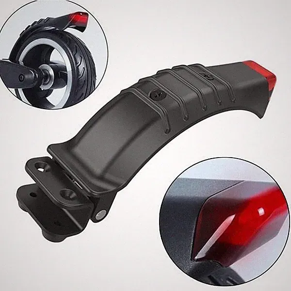 Fender Halterung 5/5.5/6.5 Zoll Für Elektroroller Mit LED-Heckleuchte