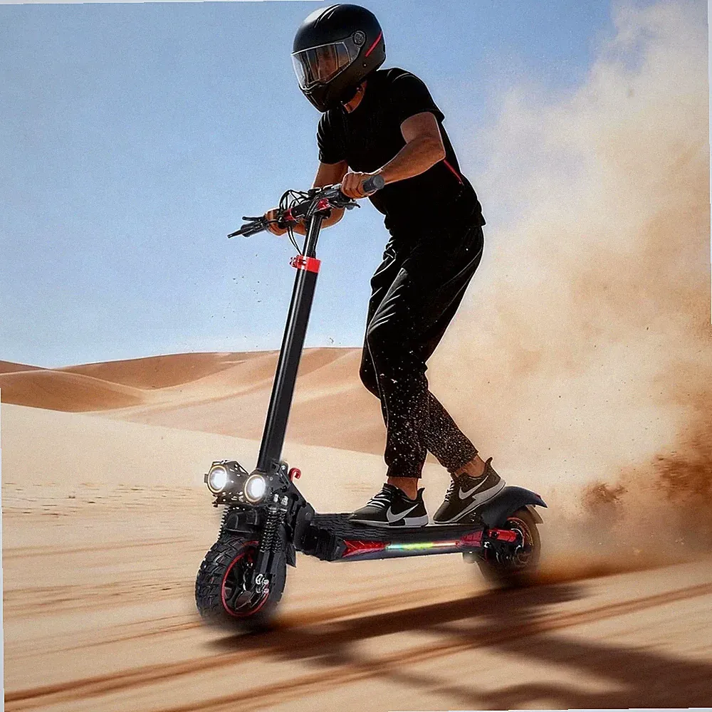FREEBOY Elektroroller 11'' 1200W 48V 18Ah Off-road E-Scooter Mit Sitz 50km/h