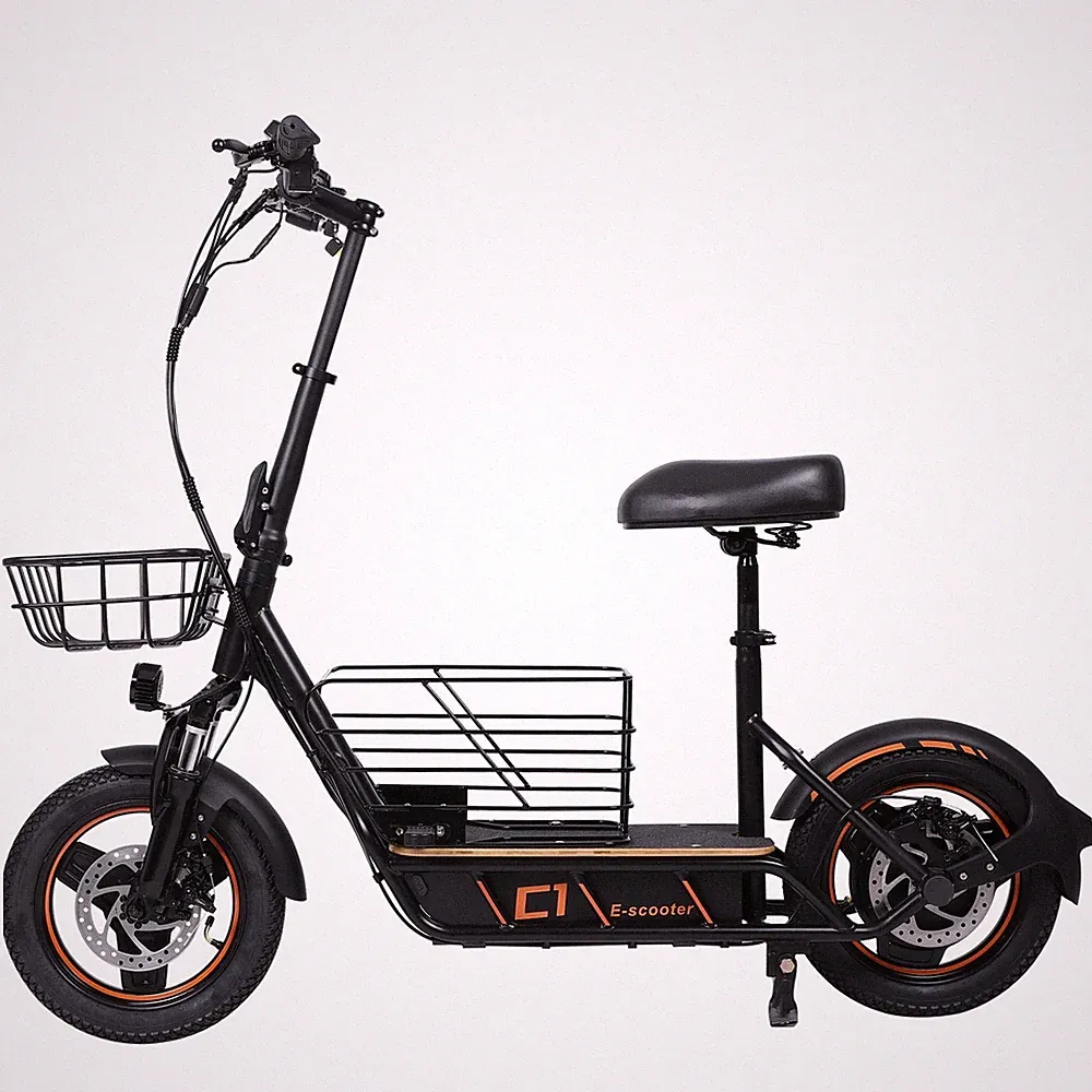Freeboy H14 Elektroroller mit Sitz 14 Zoll E-Scooter 36V/10Ah Offroad E-Roller