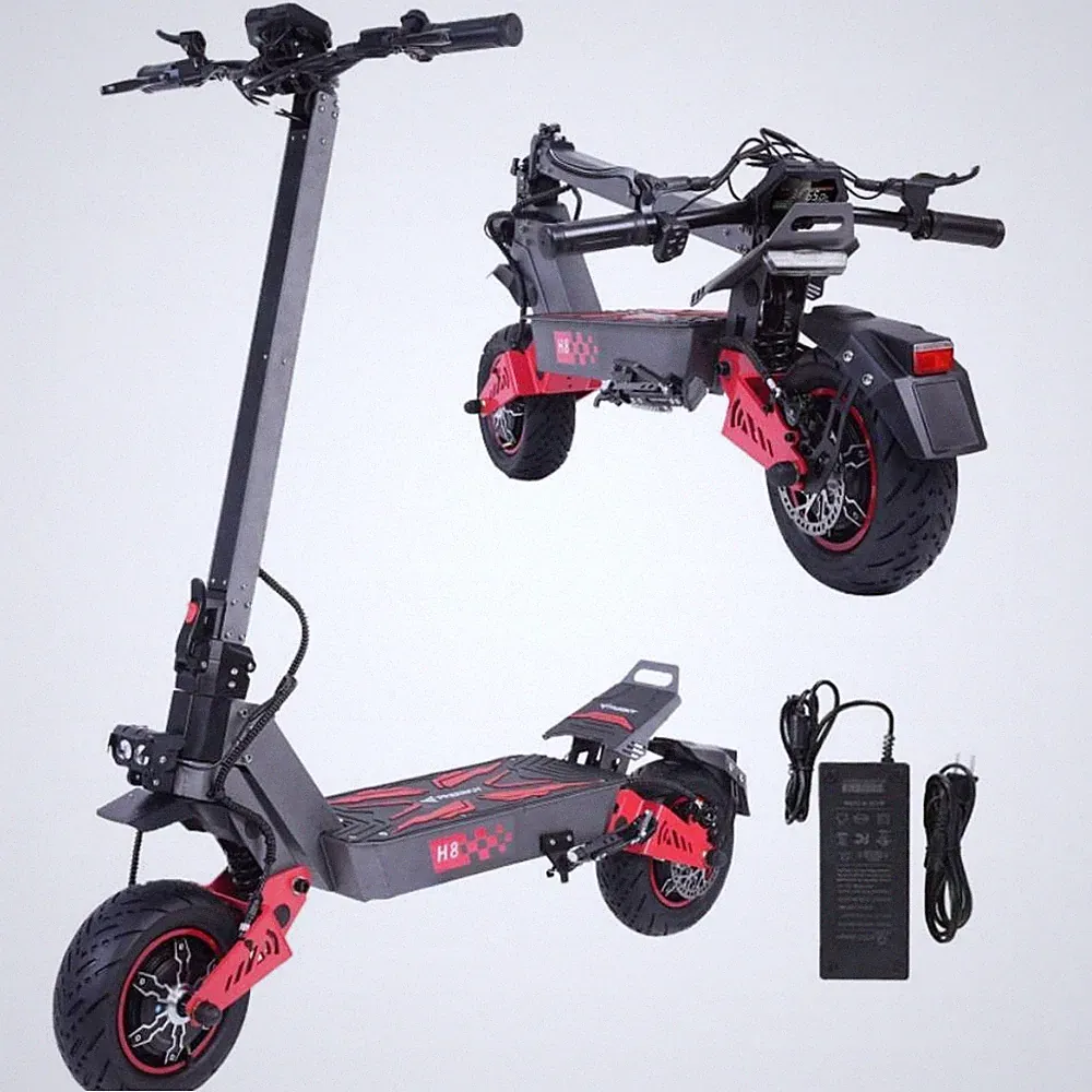 Freeboy H8 E-Scooter 11'' Elektroroller 6000W 40Ah Off-road E-Roller Bis 75 km/h