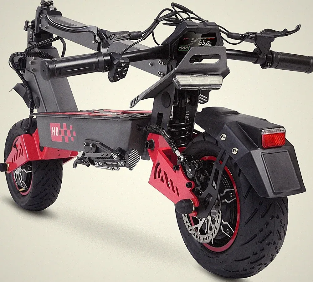 Freeboy H8 E-Scooter 11'' Elektroroller 6000W 40Ah Off-road E-Roller NFC 75 km/h