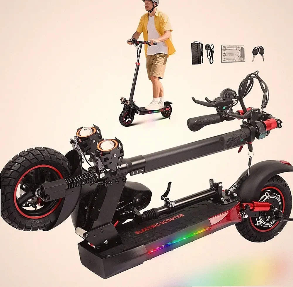 Freeboy J01 Elektroroller 800W 15Ah 10" City E-Scooter 45KM/H Off-Road E-Roller